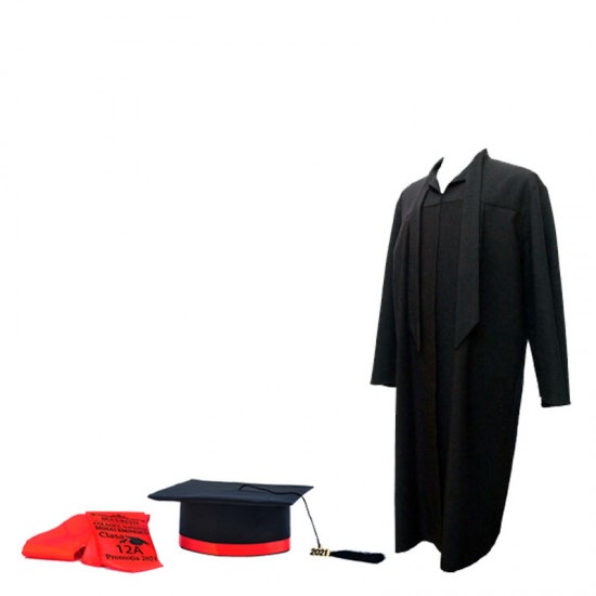 Roba + Toca + Esarfa personalizata - Clasa 4