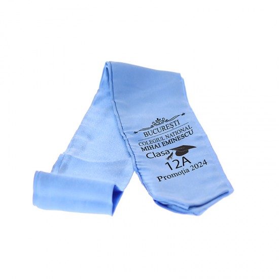 Esarfe Absolvire Bleu Personalizata