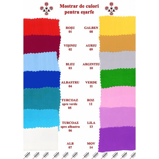 Esarfa (bandană) scolara personalizată triunghiulara din saten, personalizata fie cu numele unitatii de invatamant sau logoul acesteia, fie cu logo-ul clasei.