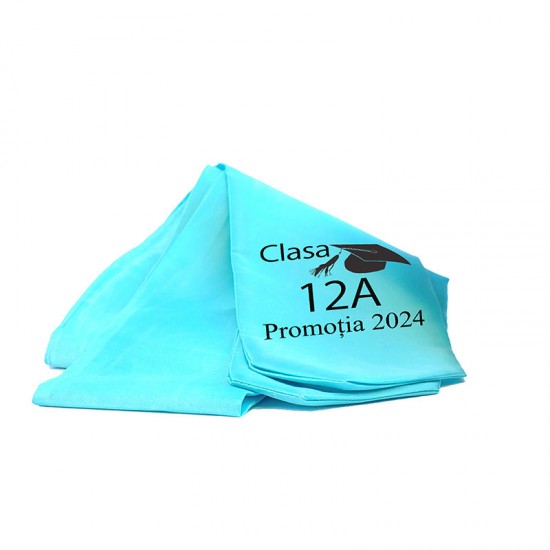 Esarfe Absolvire Turcoaz spre Verde Personalizata